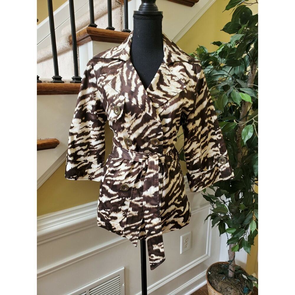 NWT Appraisal Sz M Trench Coat Jacket Women